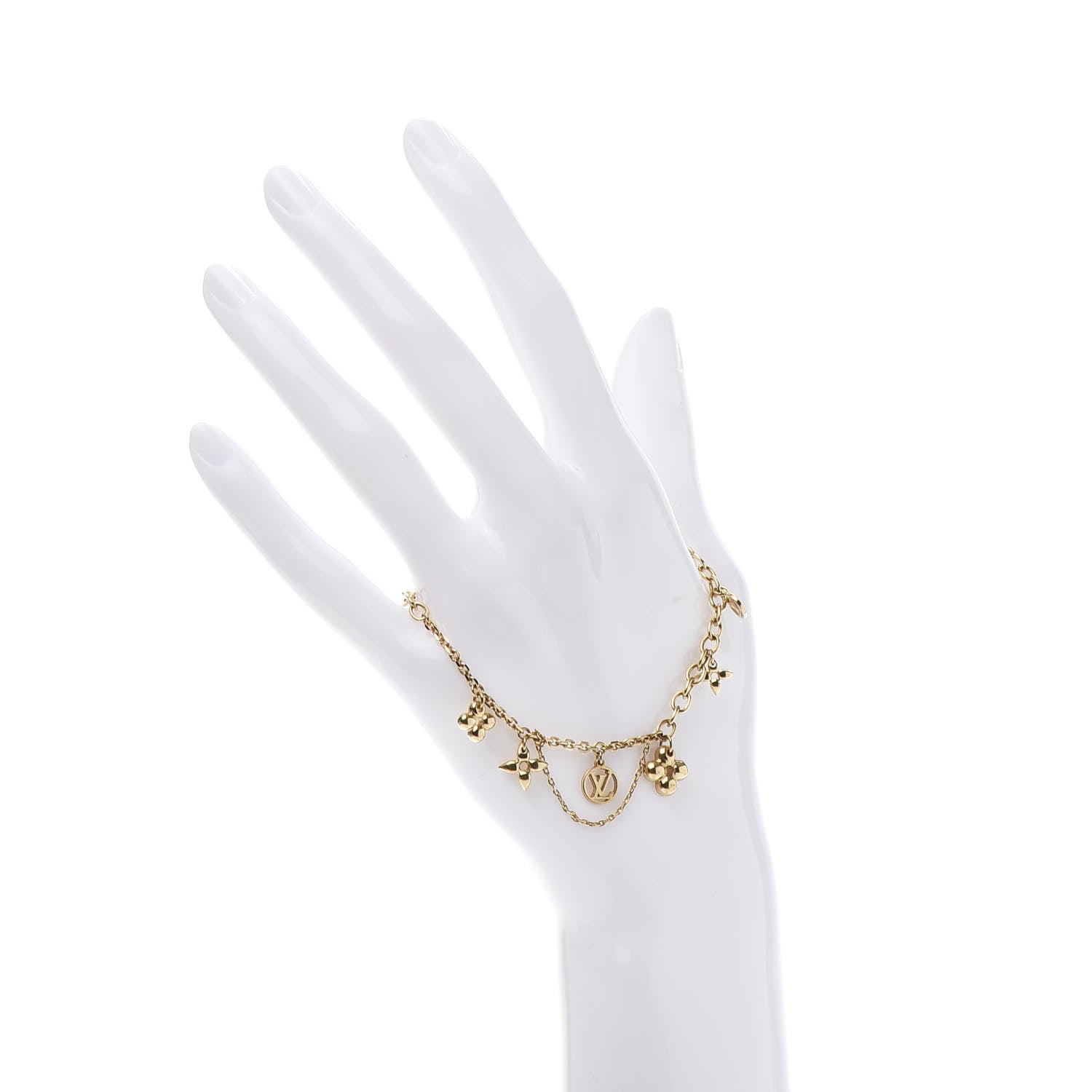 Louis Vuitton Metal Monogram Blooming Supple Bracelet 2 of 7