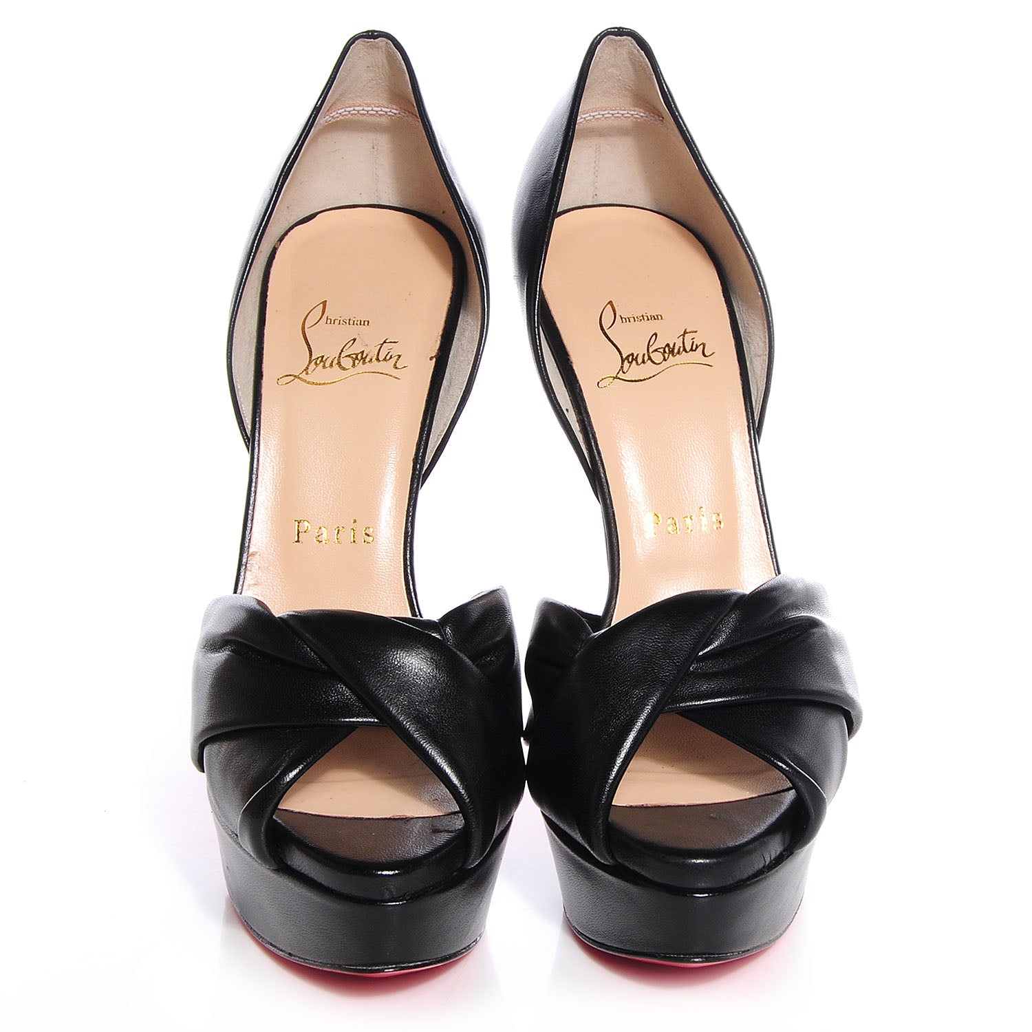 Christian Louboutin Nappa Leather Volpi 150 Pumps 37 Black 2 of 7