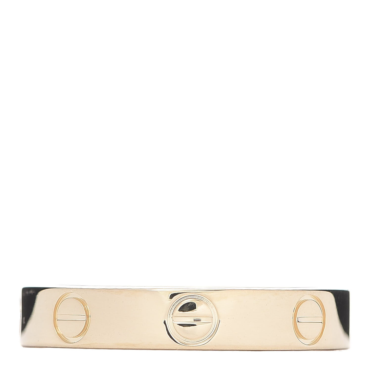 Cartier 18K Yellow Gold 3.5mm LOVE Wedding Band Ring 53 6.5 1 of 4