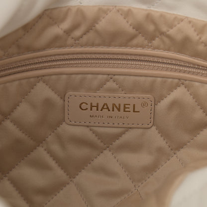 Chanel Shiny Calfskin Quilted Small Chanel 22 White 6 of 10