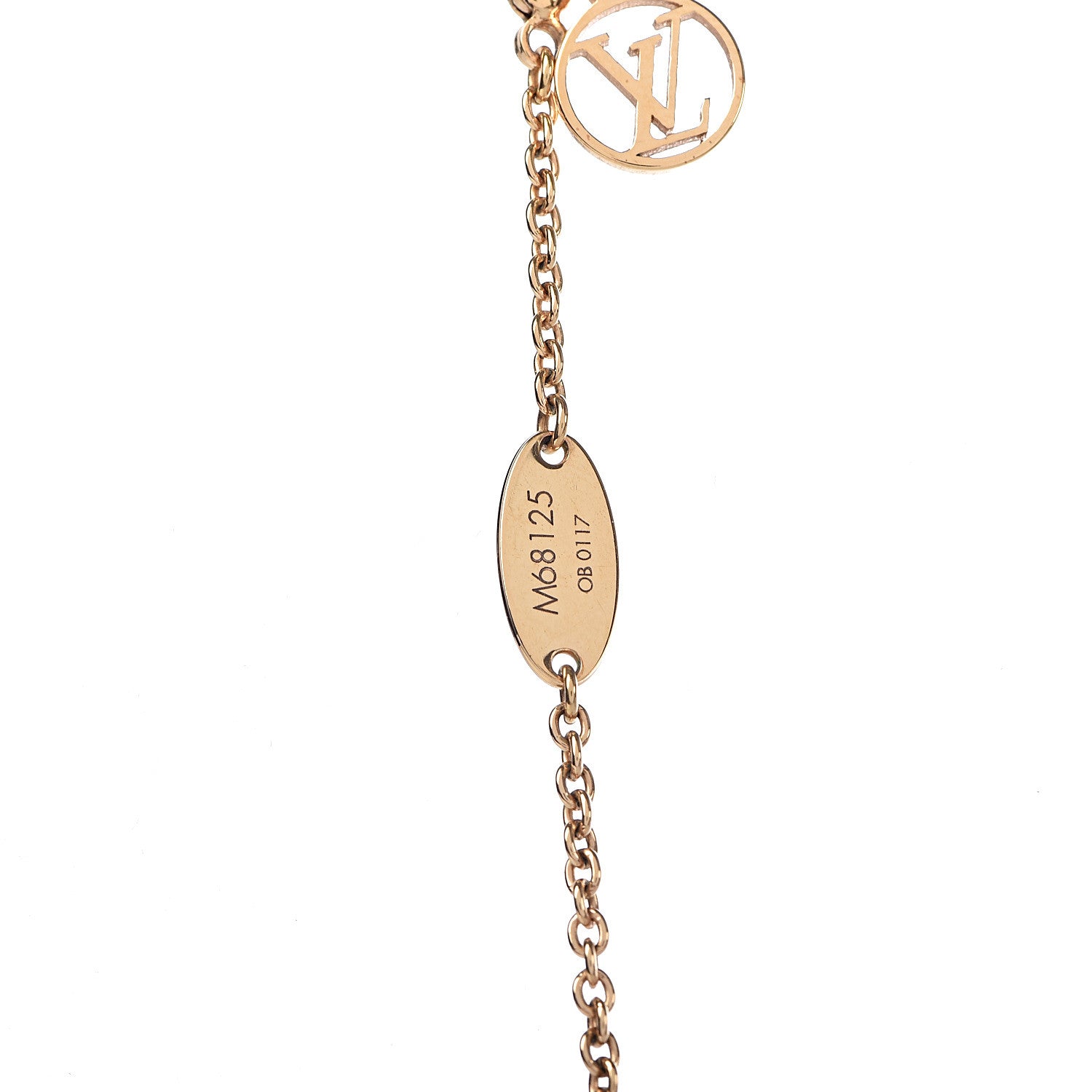 Louis Vuitton Flower Full Necklace Gold 5 of 6