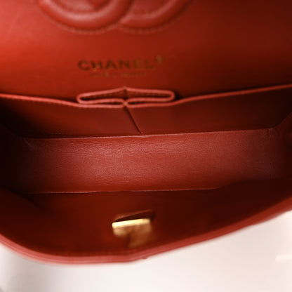 Chanel Lambskin Quilted Small Double Flap Brown 5 of 11