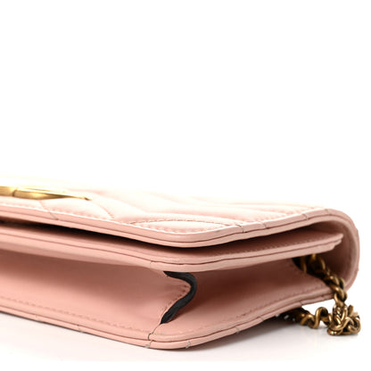 Gucci Calfskin Matelasse GG Marmont Mini Bag Perfect Pink 9 of 10