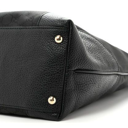 Gucci Monogram Tote Black 10 of 13