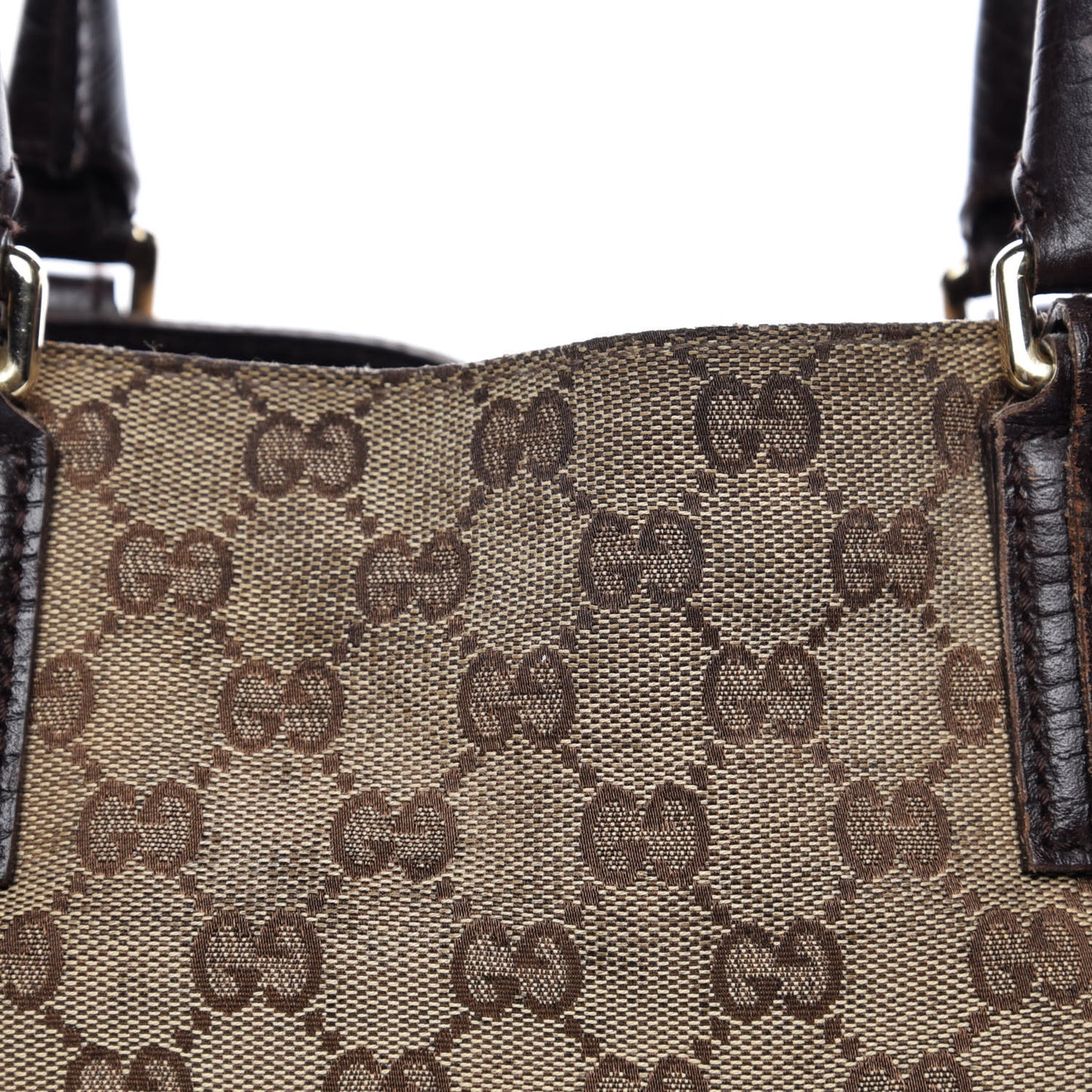 Monogram Medium Hasler Tote Dark Brown
