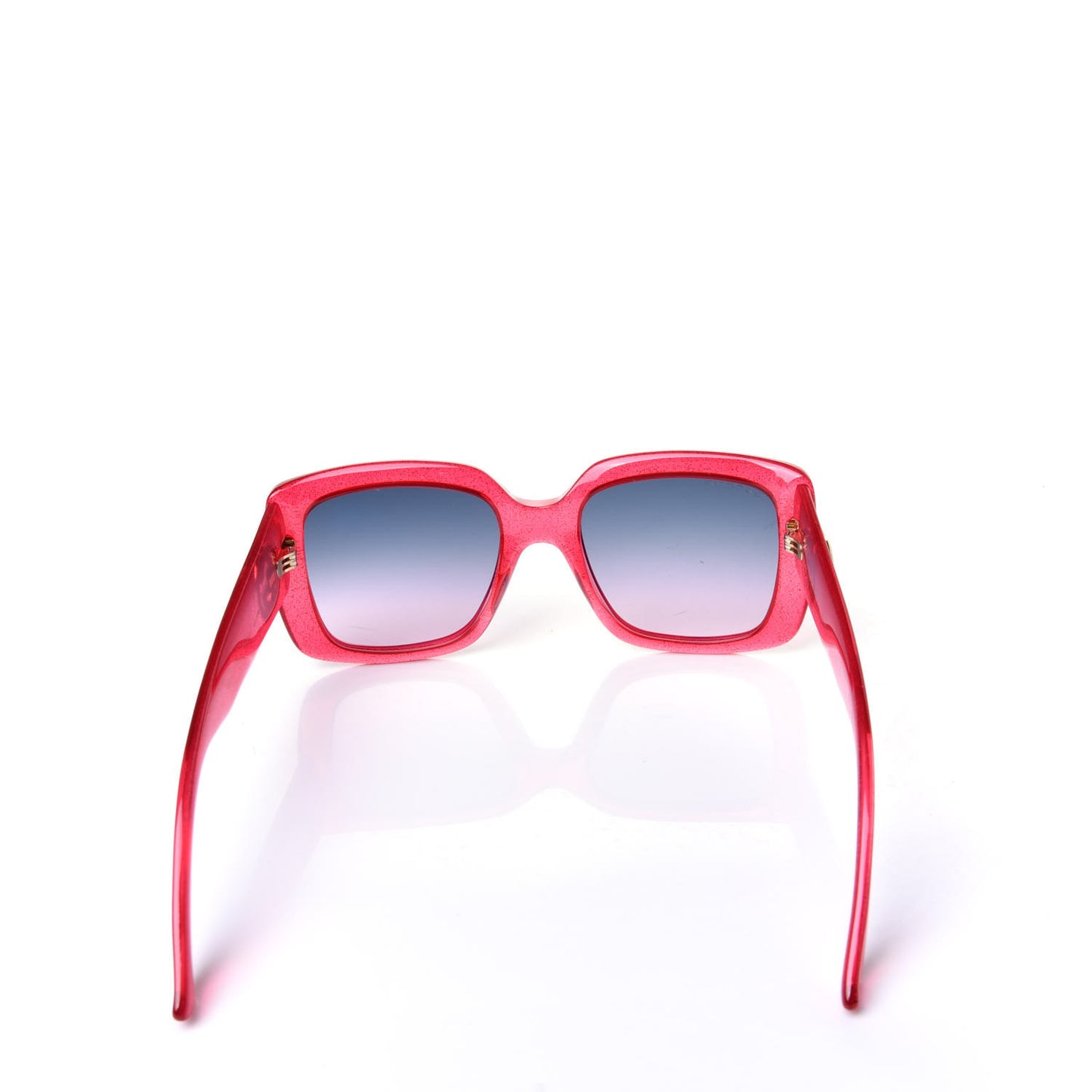 Acetate Square Frame Glitter GG0142S Sunglasses Pink