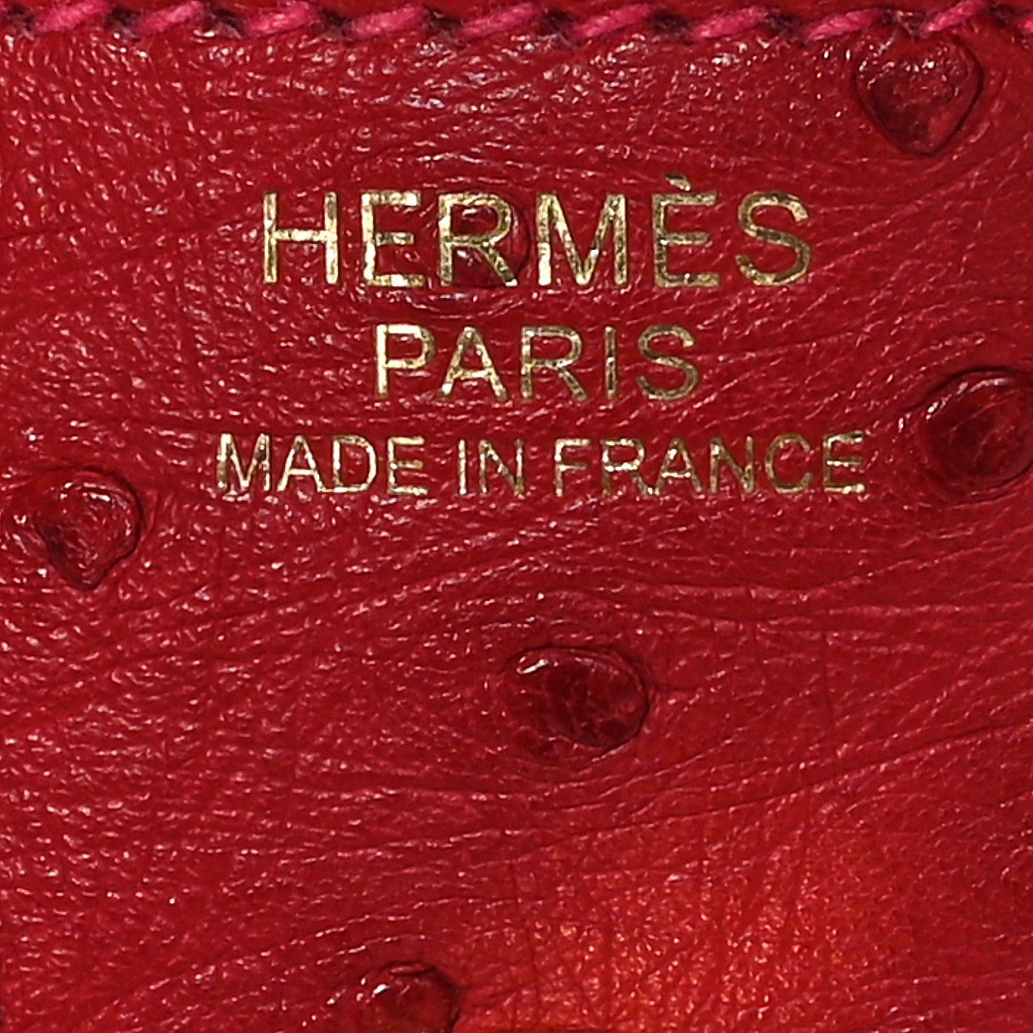 Hermes Ostrich Verso Lindy 30 Rouge De Coeur Rouge Piment 6 of 12