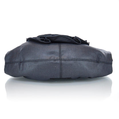 Valentino Garavani Denim Petale Rose Hobo 5 of 10