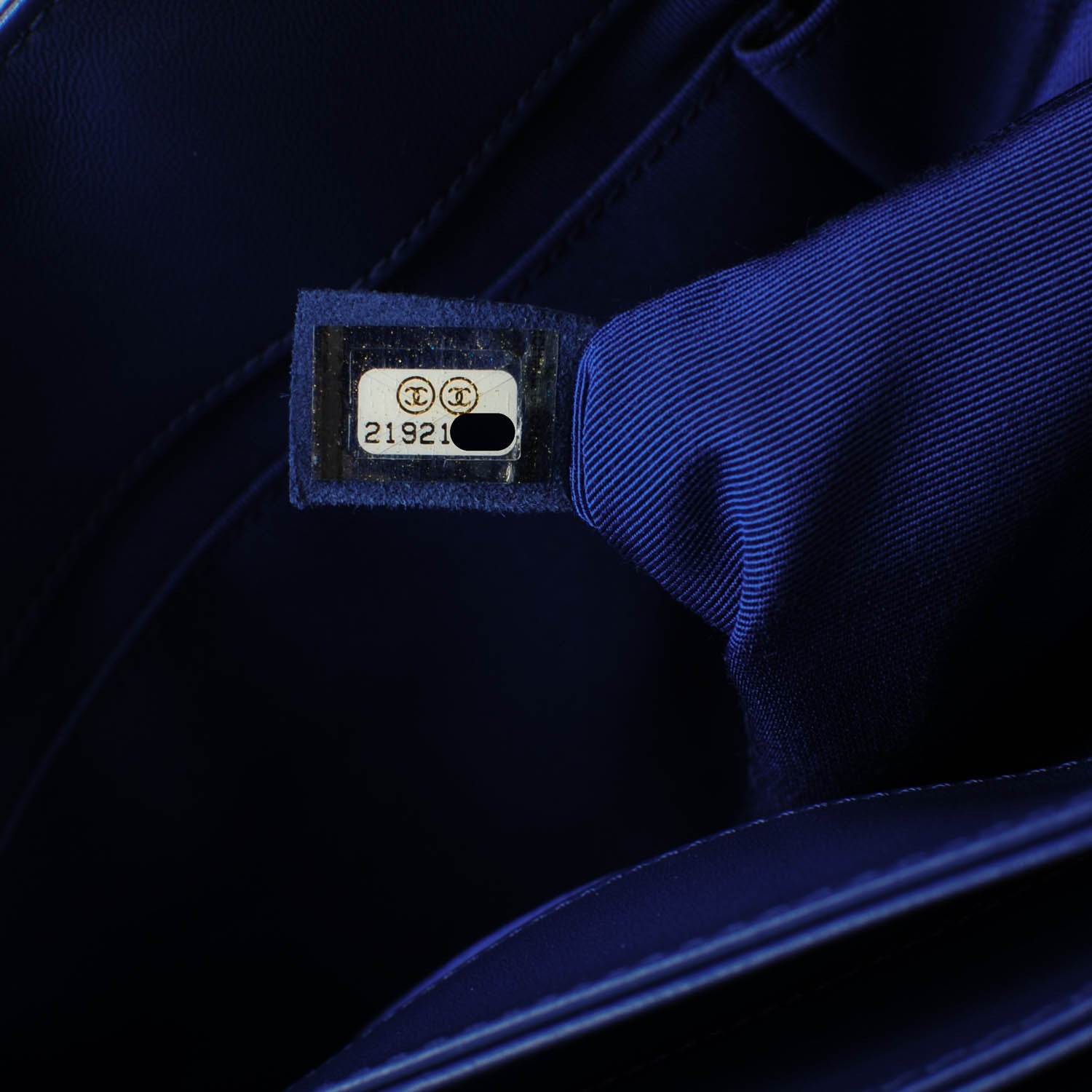 Chanel Patent Quilted 3 Pocket Accordion Flap Navy 7 of 8