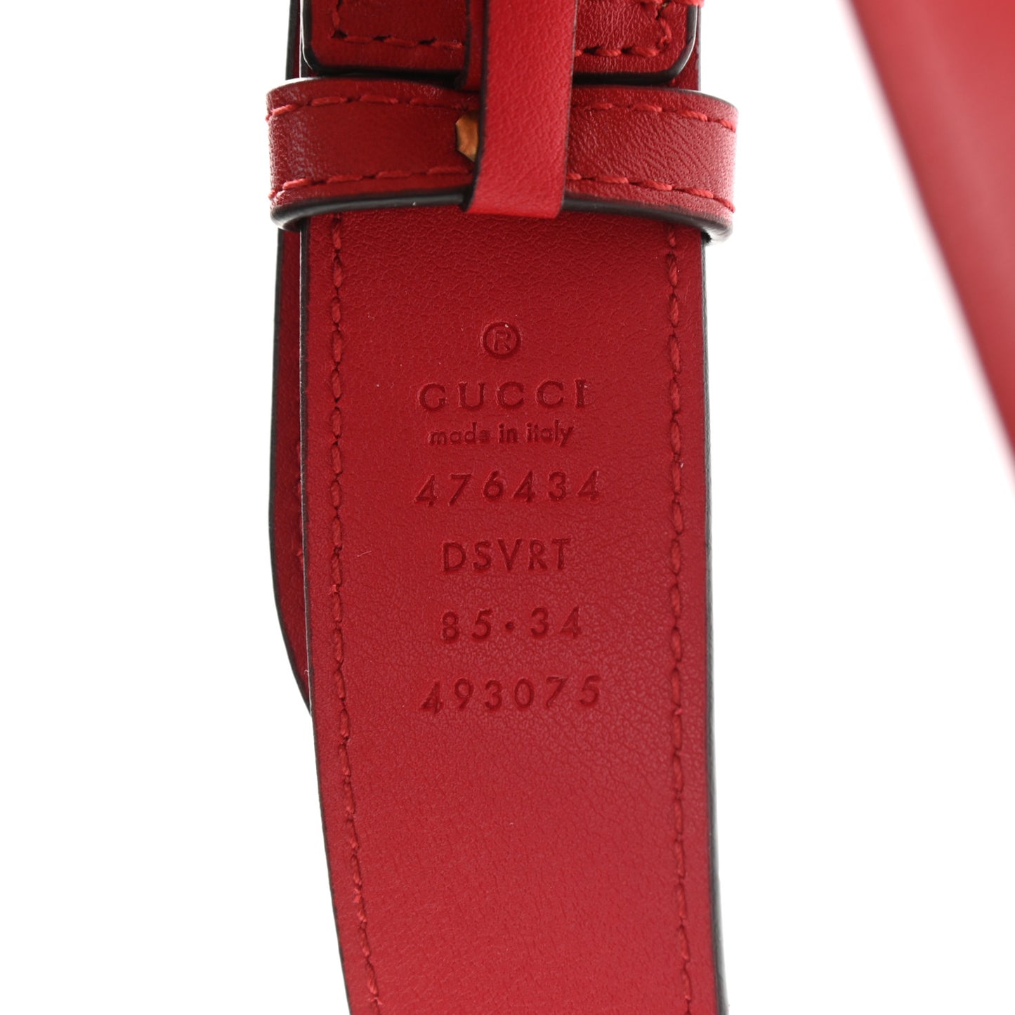 Calfskin Matelasse GG Marmont Belt Bag 85 34 Hibiscus Red