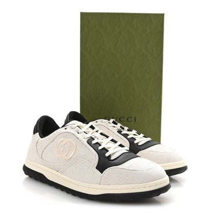 Gucci Canvas Calfskin Mens Mac80 Sneakers 11.5 Natural Black 9 of 9