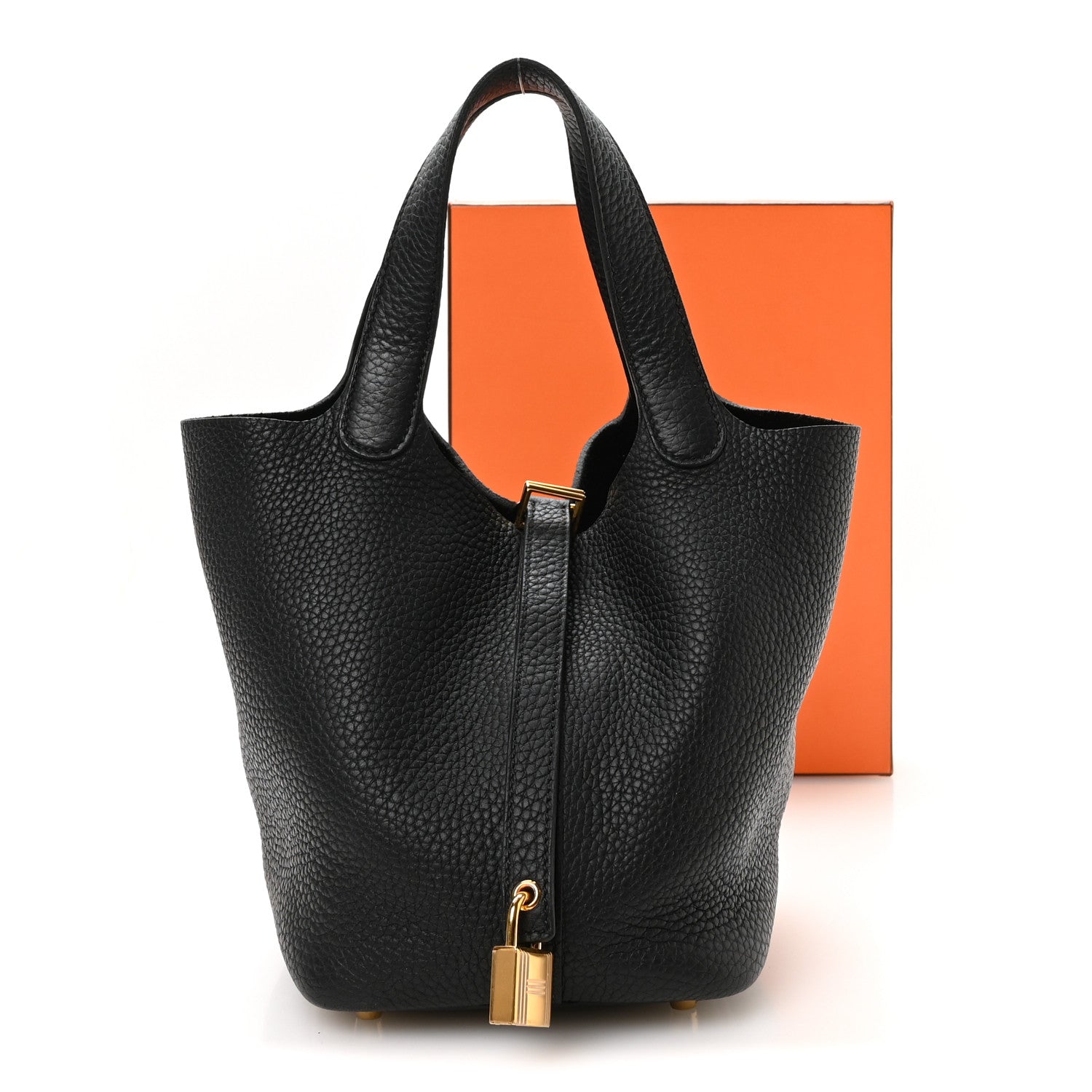 Hermes Taurillon Clemence Picotin Lock 18 PM Black 13 of 13