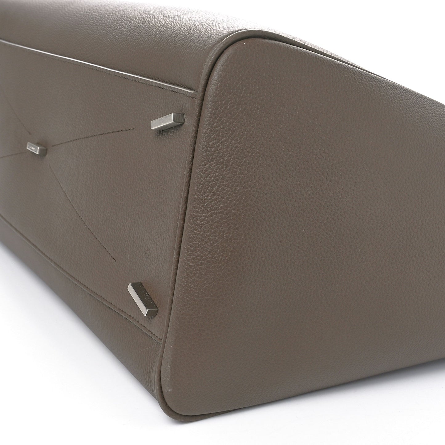 Calfskin East West Tote Bag Clay