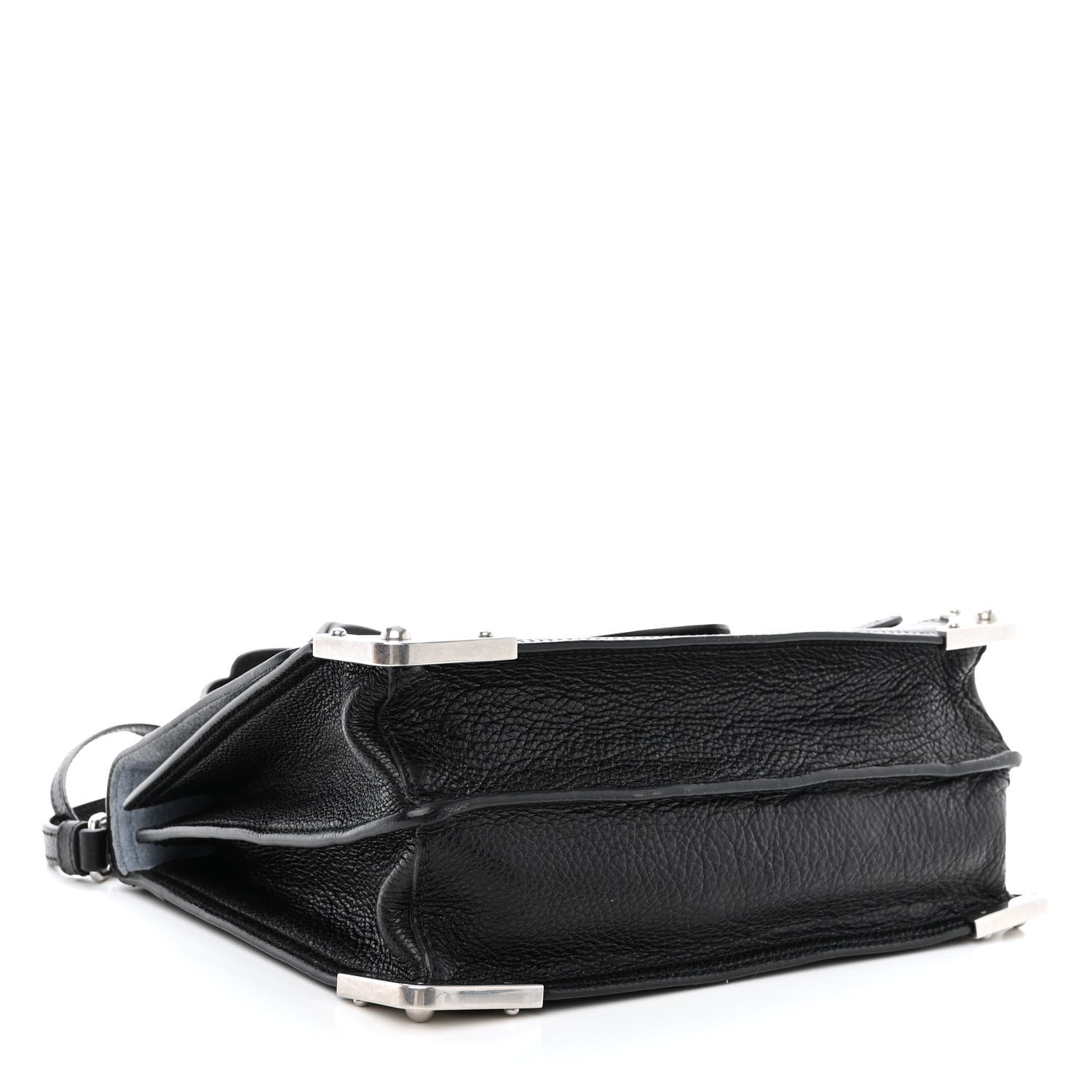 Prada Glace Calfskin Large Soft Cahier Bag Black 4 of 13