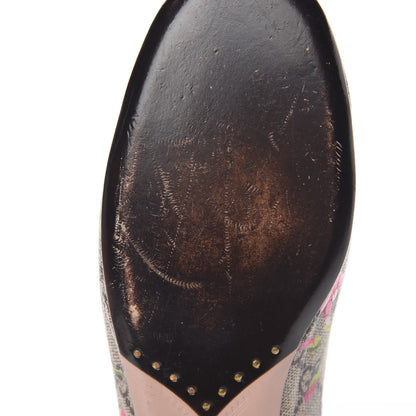 Gucci GG Supreme Monogram Blooms Ballet Flats 38 Beige Multicolor Dry Rose 13 of 14