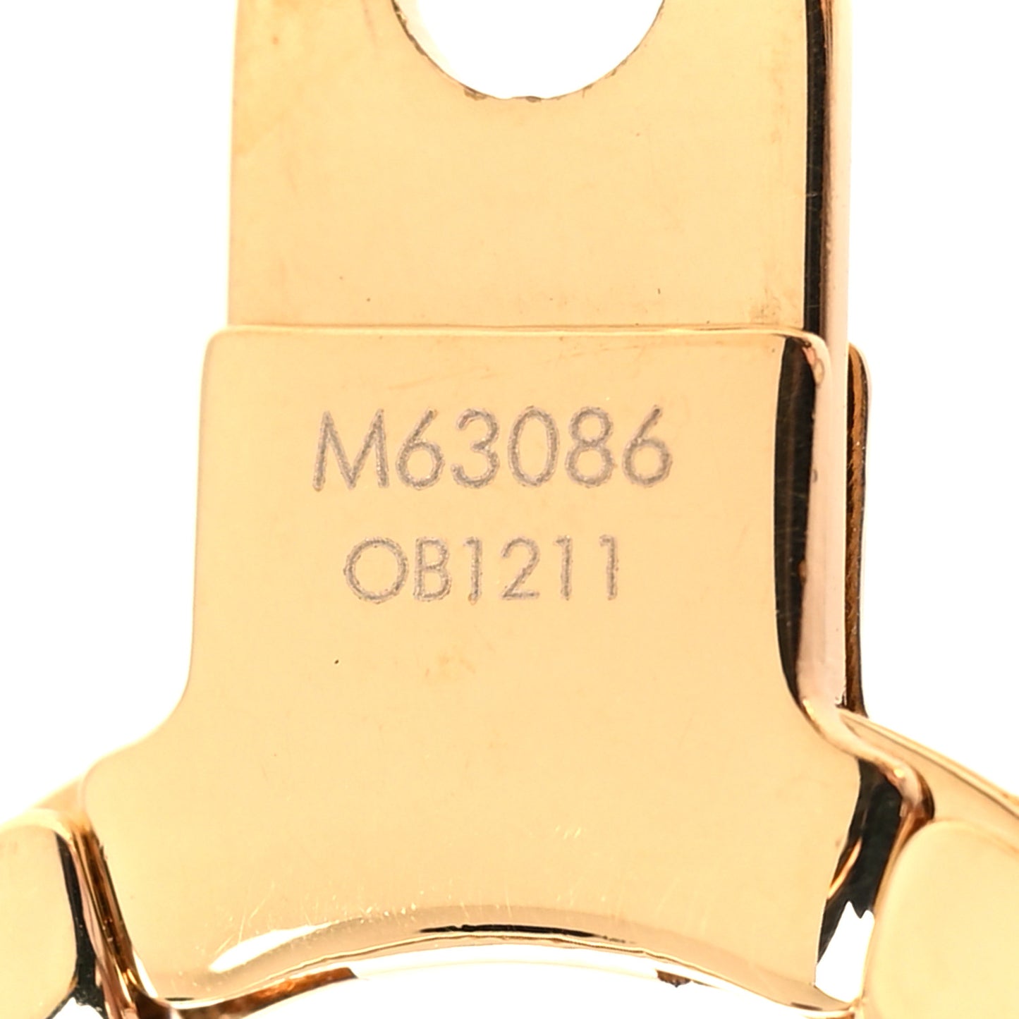 Brass Monogram Blooming Flowers Bag Charm Key Holder Rose Ballerine