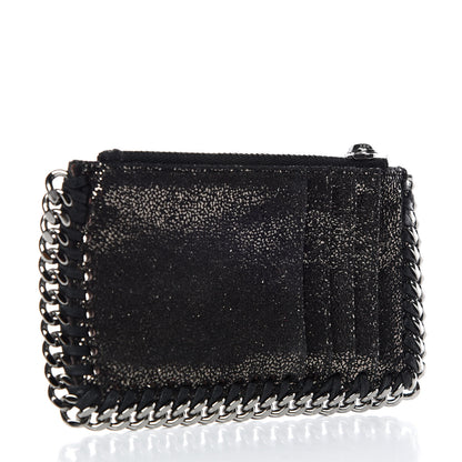 Stella McCartney Shaggy Deer Falabella Zip Card Holder Ruthenium 3 of 7