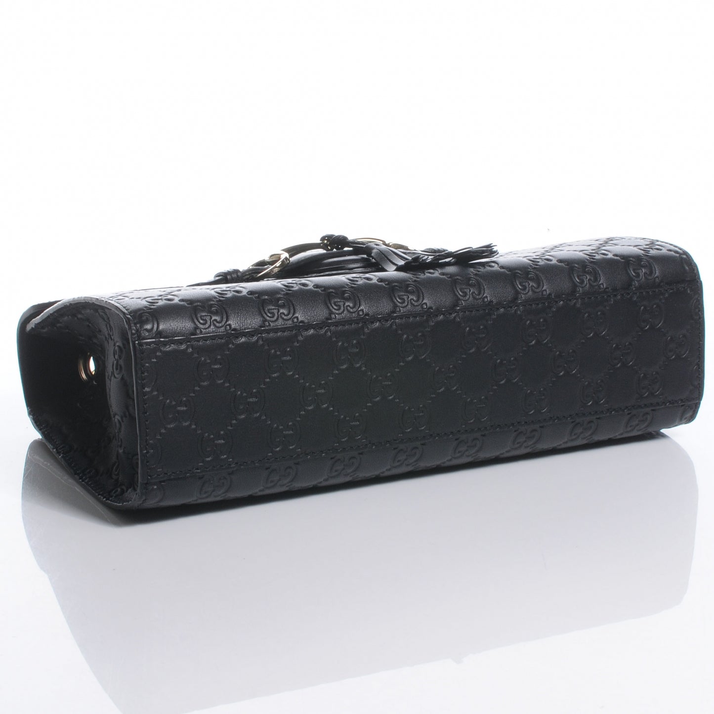 Guccissima Medium Emily Chain Shoulder Bag Black