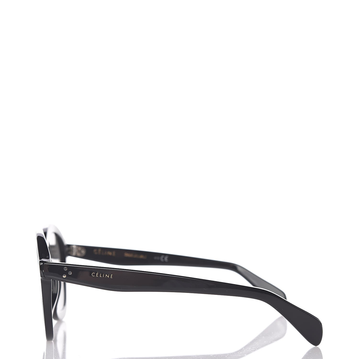 Celine Round Sunglasses CL 400171 Black 3 of 6