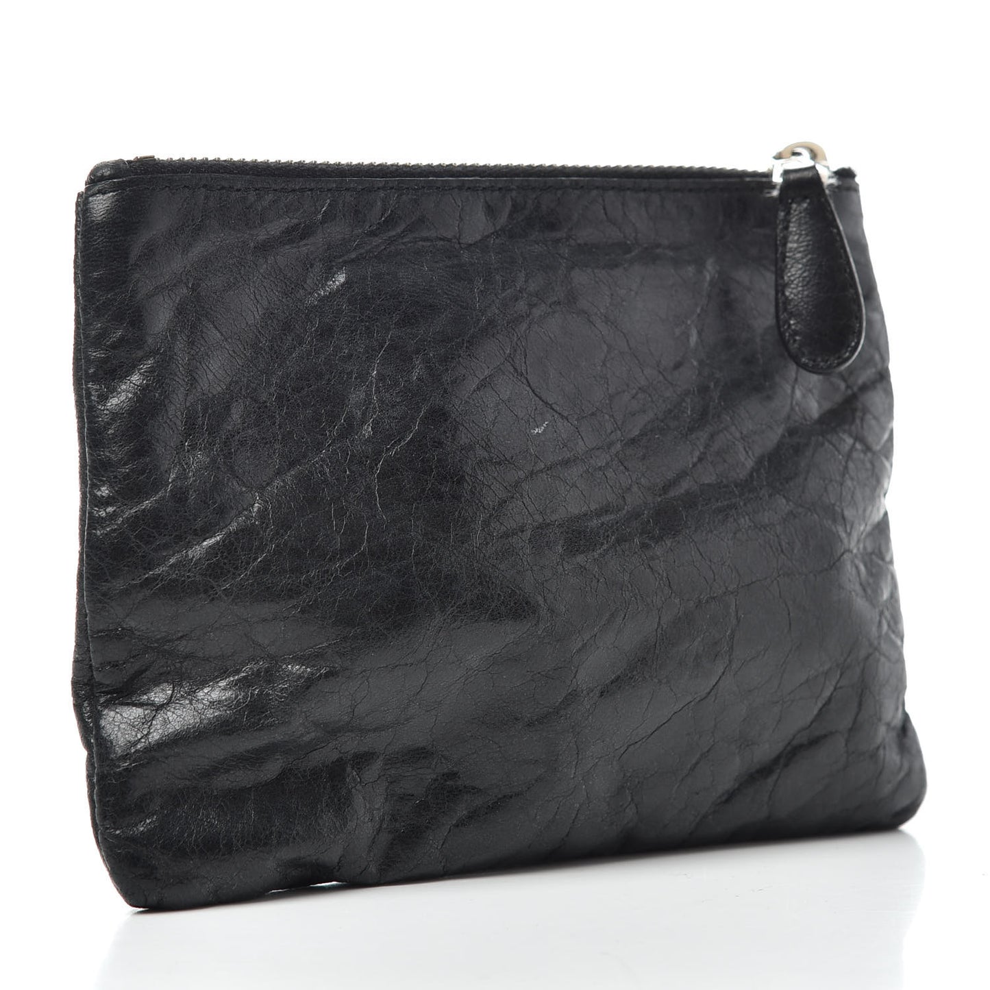 Agneau Giant 12 Silver Hardware M Porte-Monnaie Coin Purse Black