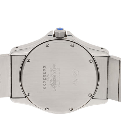 Cartier Stainless Steel 18K Yellow Gold 33mm Santos Ronde Automatic Watch 4 of 4
