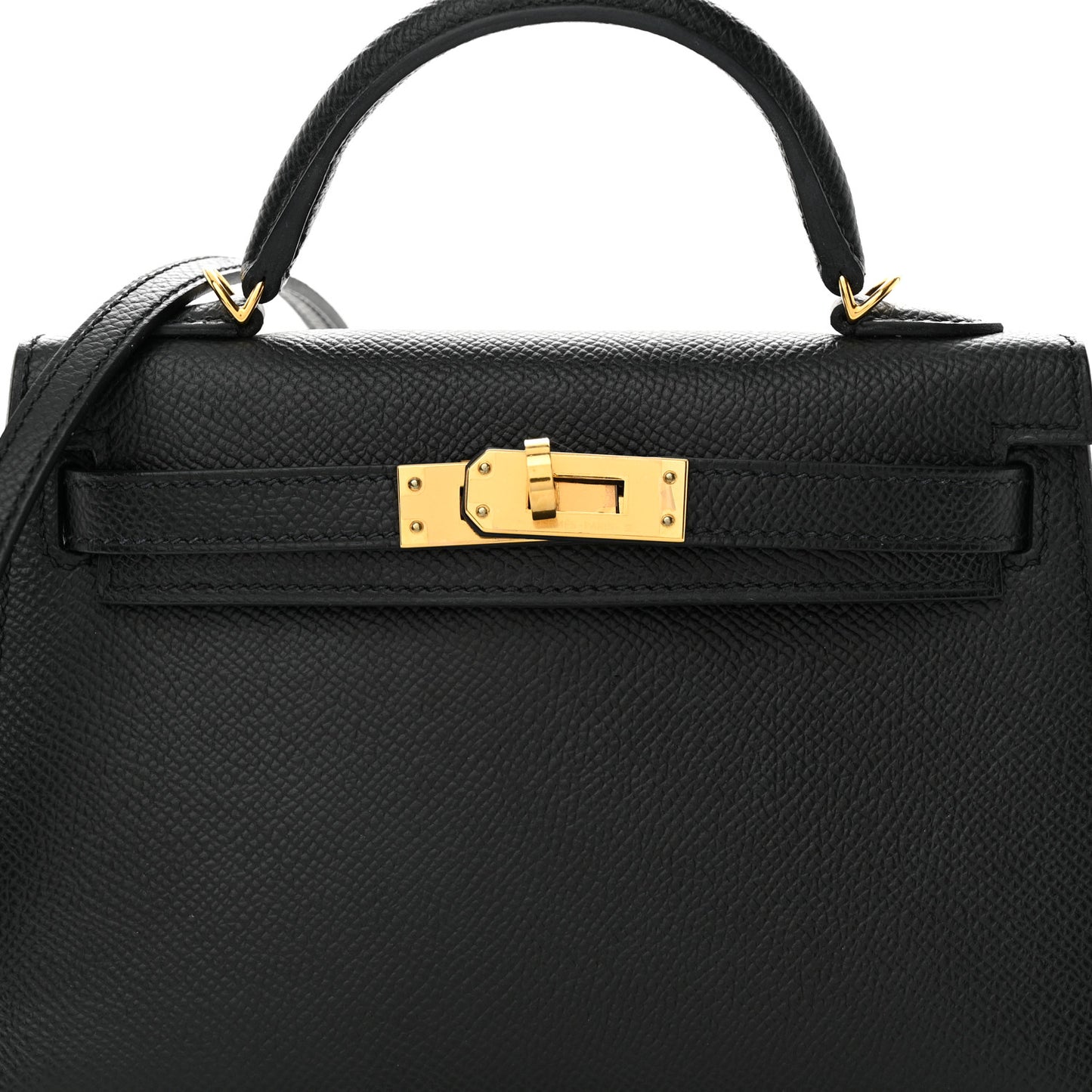 Epsom Mini Kelly Sellier 20 Black