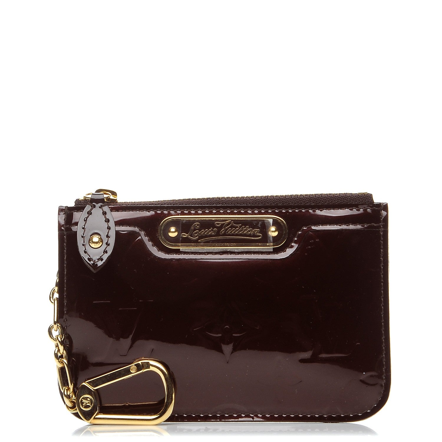 Louis Vuitton Vernis Key Pouch Amarante 1 of 8