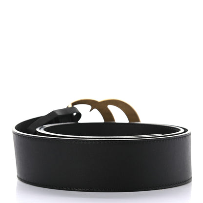 Gucci Calfskin Double G 40mm Belt 85 34 Black 2 of 5