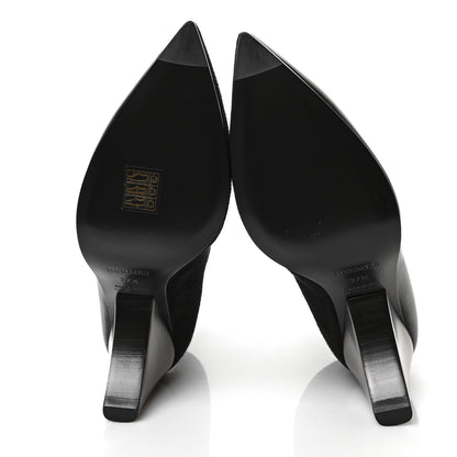 Hermes Suede Goatskin Calfskin Hanae 85 Ankle Boots 37.5 Black 5 of 7