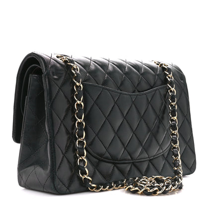 Chanel Lambskin Quilted Medium Double Flap Black 3 of 11