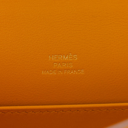 Hermes Swift Kelly Pochette Clutch Jaune Ambre 6 of 11