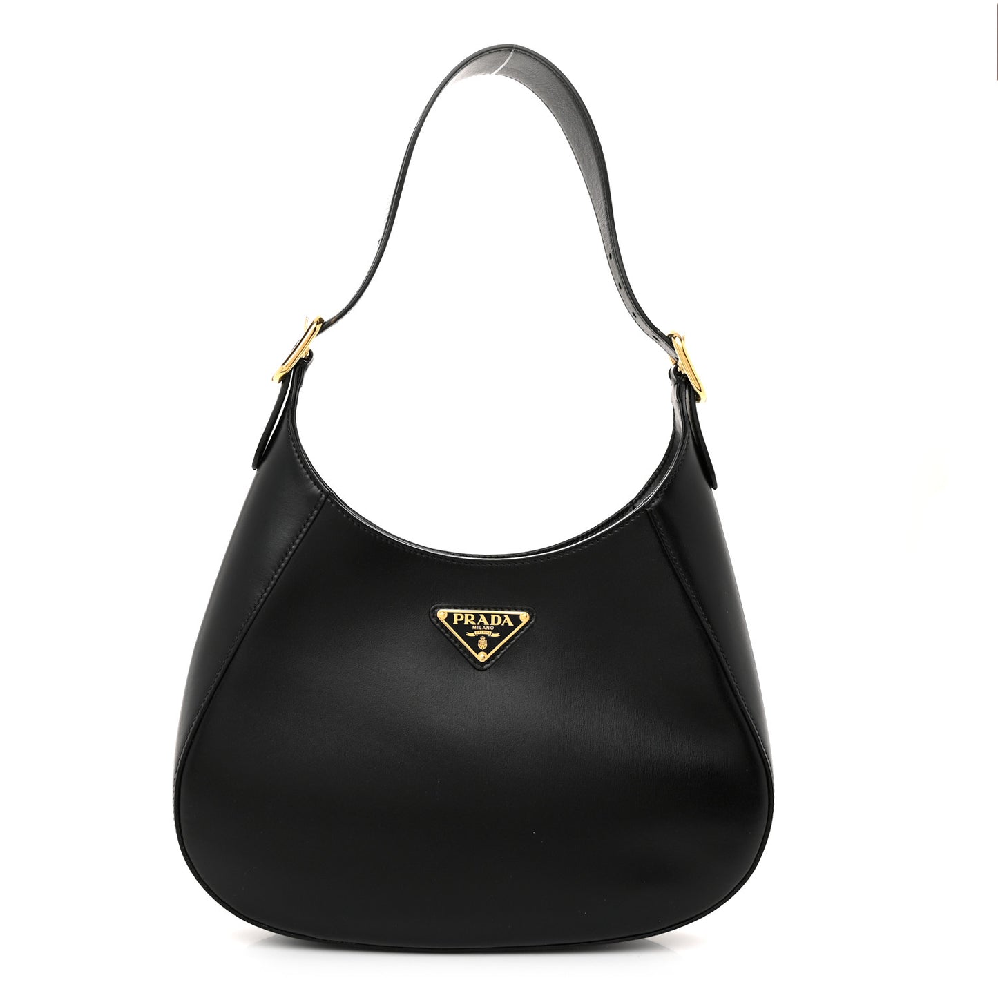Box Calfskin Shoulder Bag Black