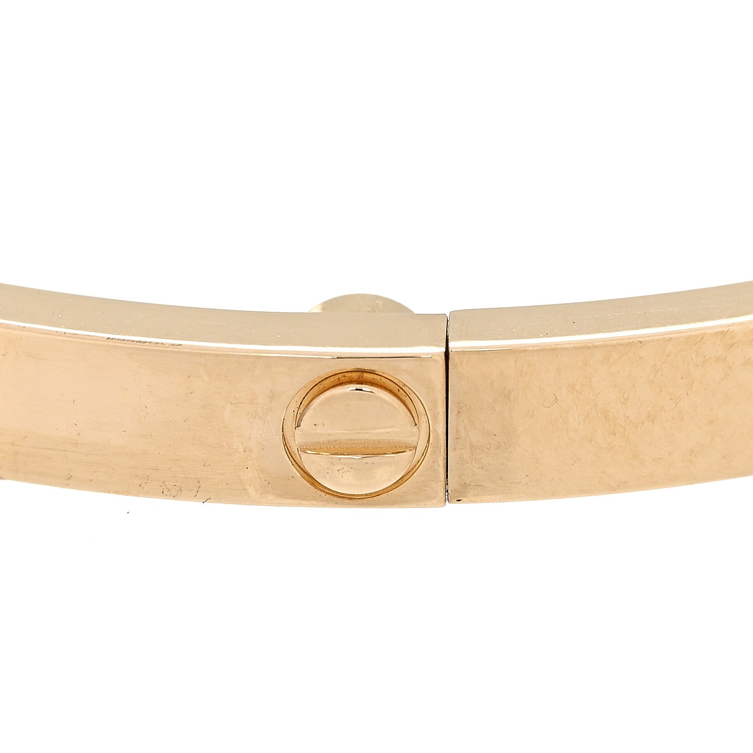 Cartier 18K Yellow Gold Small LOVE Bracelet 17 8 of 9