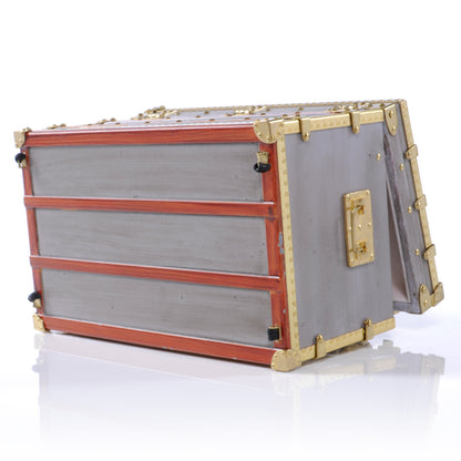 Louis Vuitton Mini Malle Zinc Trunk Paperweight Jewelry Box VIP Gift 3 of 6