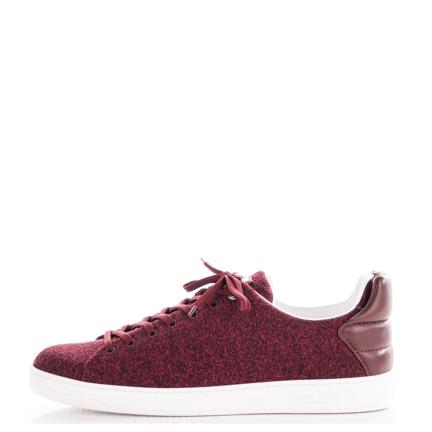 Louis Vuitton Tweed Frontrow Sneakers 9.5 Bordeaux 1 of 8