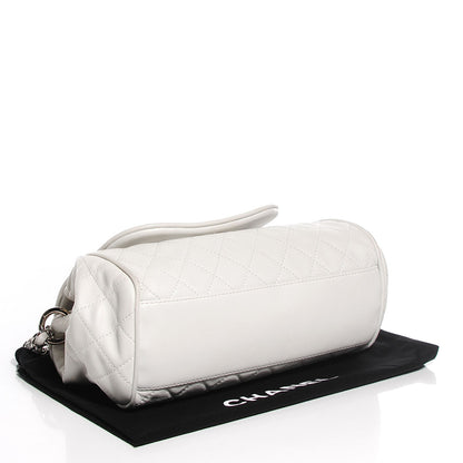 Chanel Caviar Quilted Timeless Accordion Flap White 4 of 7