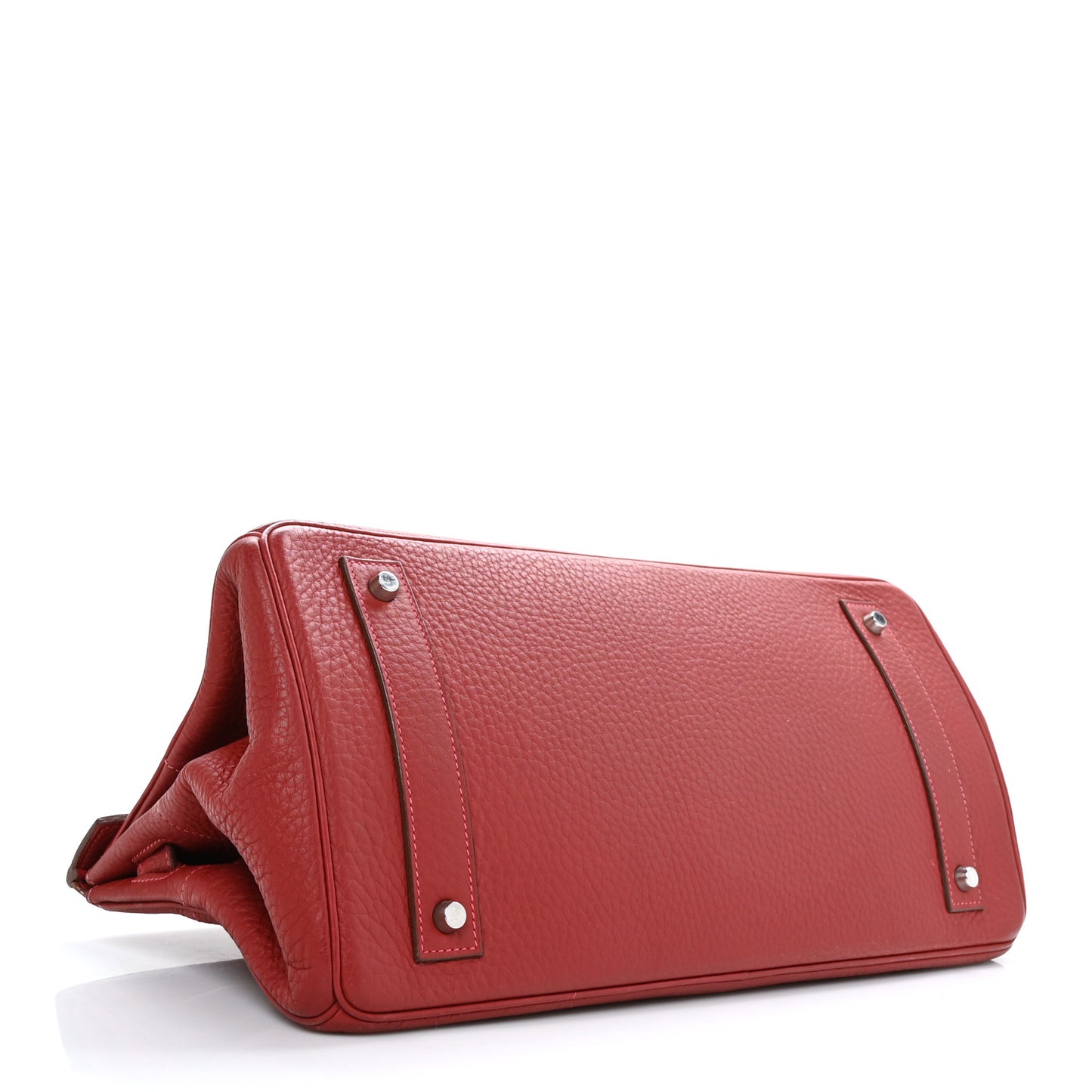 Taurillon Clemence JPG Shoulder Birkin 42 Rouge Casaque