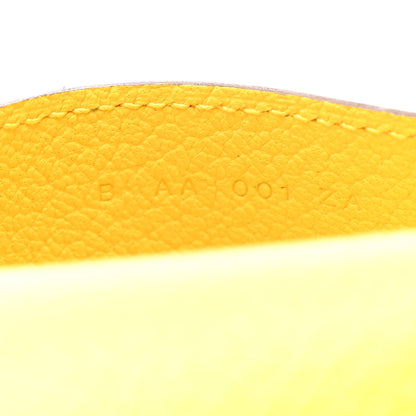 Hermes Evercolor RMS Passport Holder Jaune De Naples 7 of 8