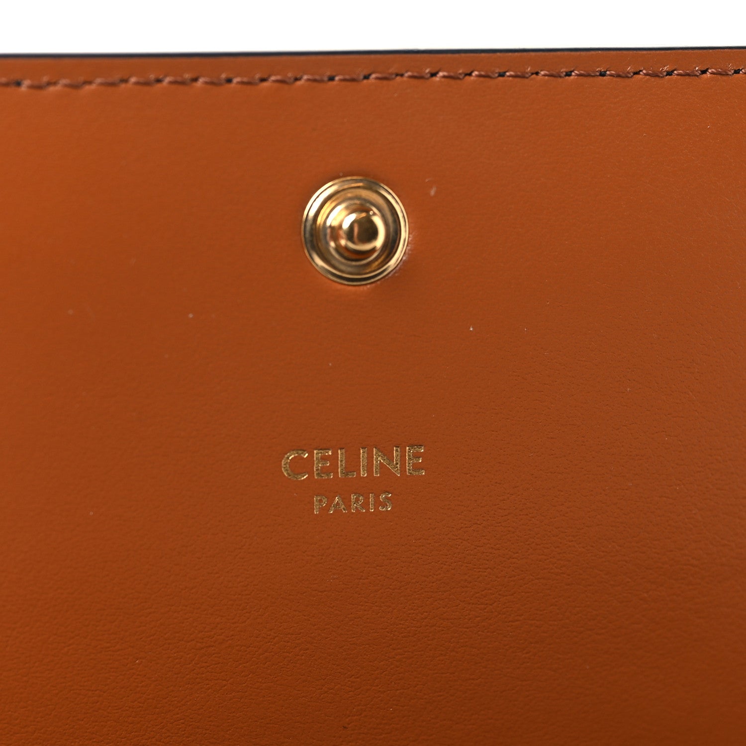 Celine Triomphe Canvas Multipochette Tan 6 of 11
