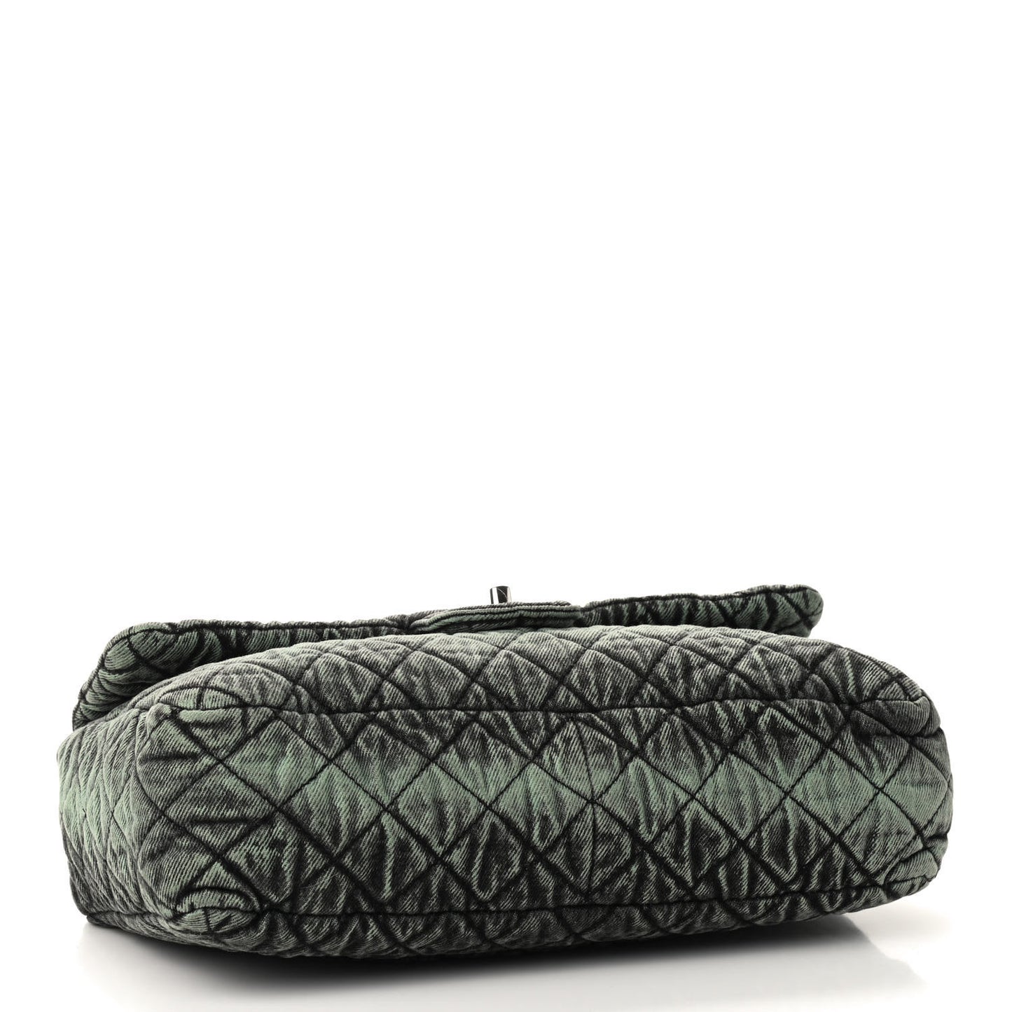 Denim Quilted Denimpression Flap Green Black