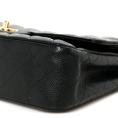 Chanel Caviar Quilted Medium Double Flap Black 11 of 11