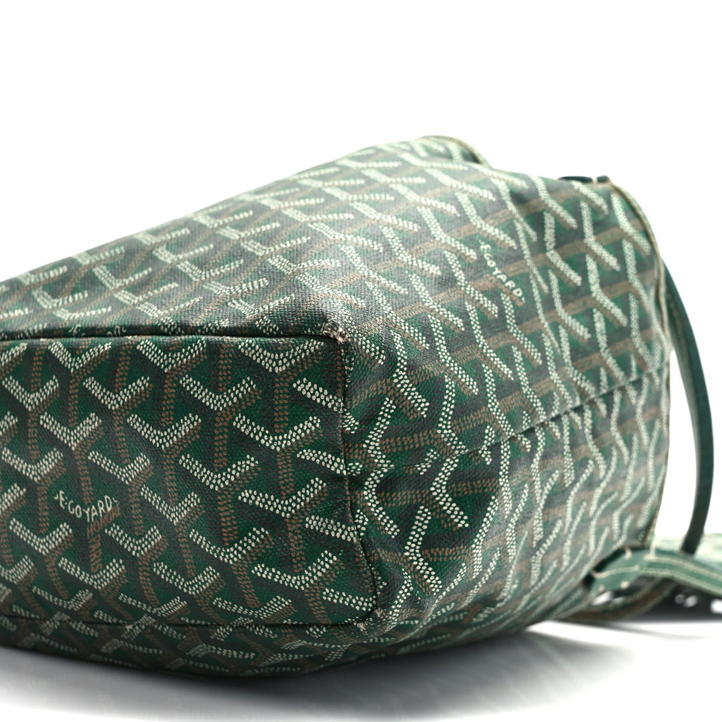 Goyardine Saint Louis Junior Jr PM Tote Green