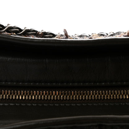 Chanel Tweed Calfskin Medium Gabrielle Hobo Brown 12 of 13