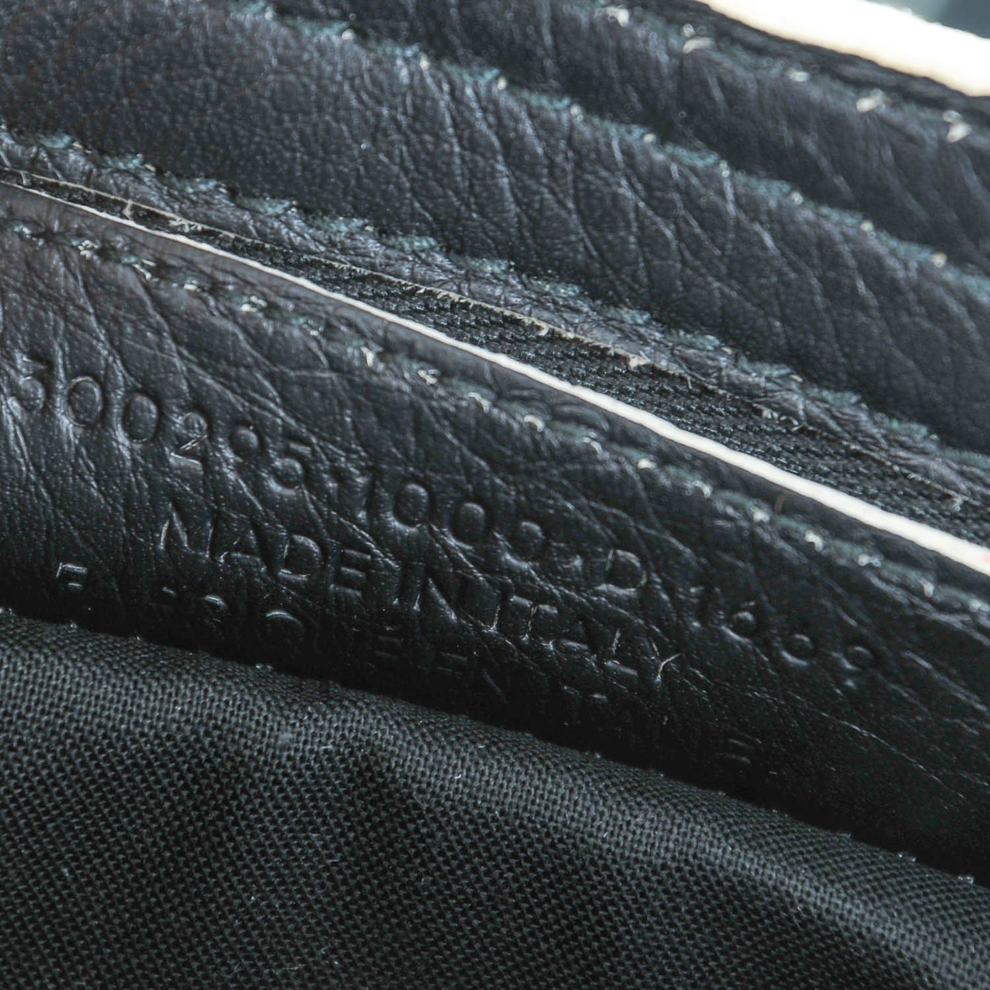 Supple Grained Calfskin Classic Silver Hardware Highlight Mini City Black