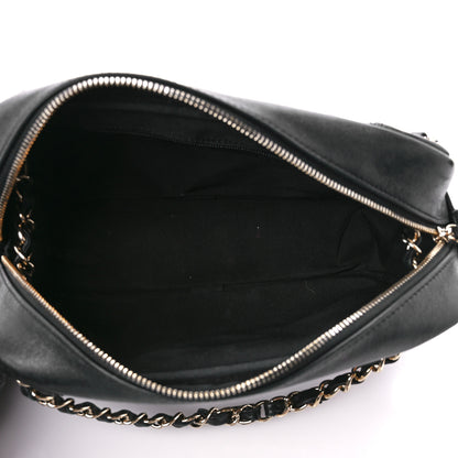 Chanel Calfskin Quilted Daily Chevron Camera Case Black 5 of 12