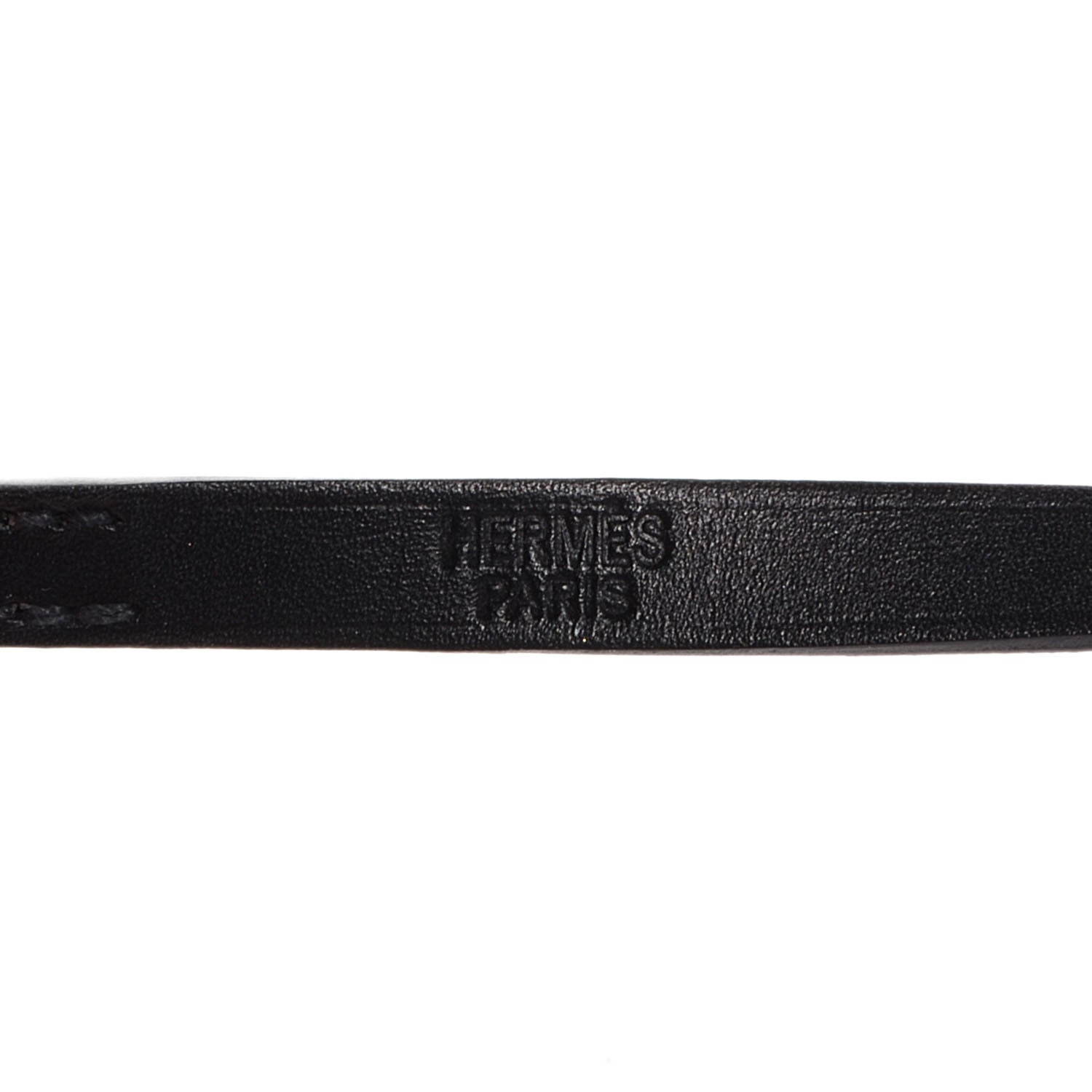 Hermes Chamonix Hapi 3 GM Triple Tour Wrap Bracelet Black 5 of 6