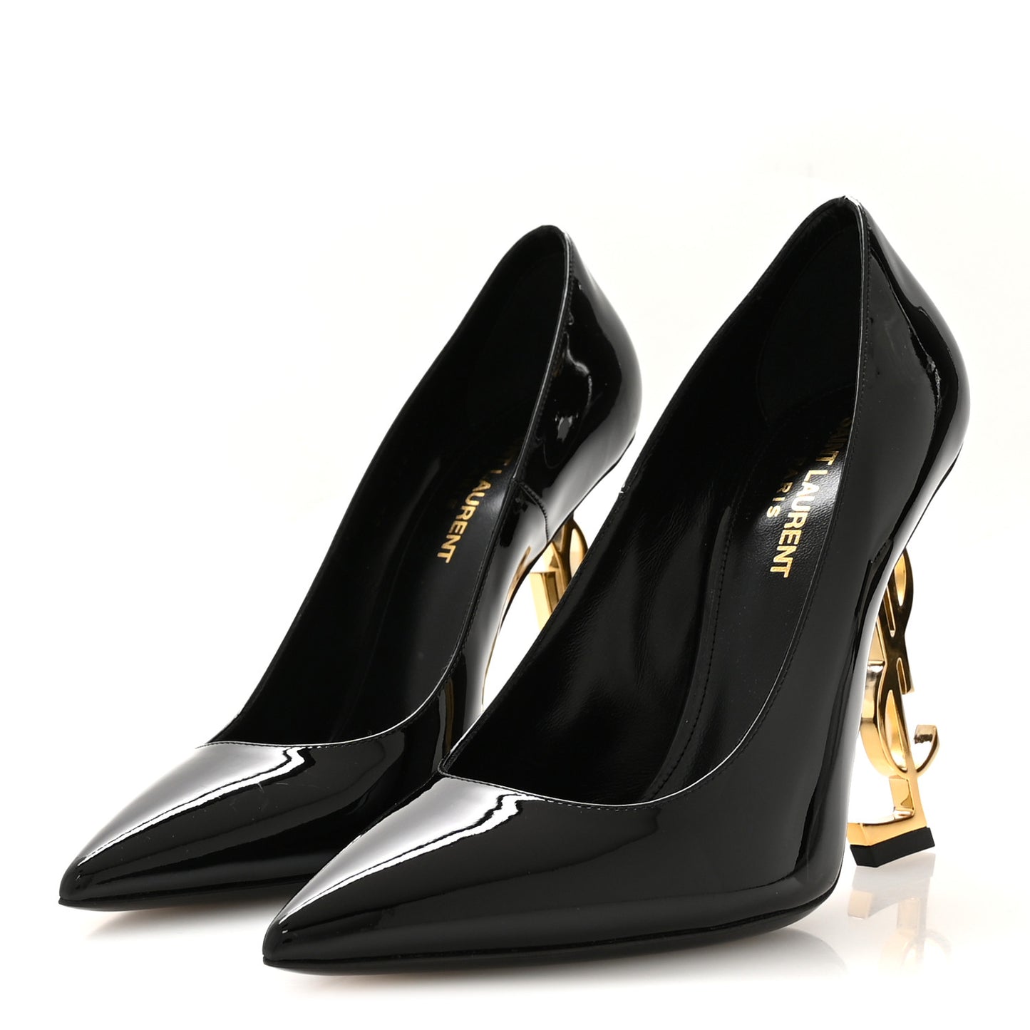 Patent Opyum 110 Pumps 38 Black Gold
