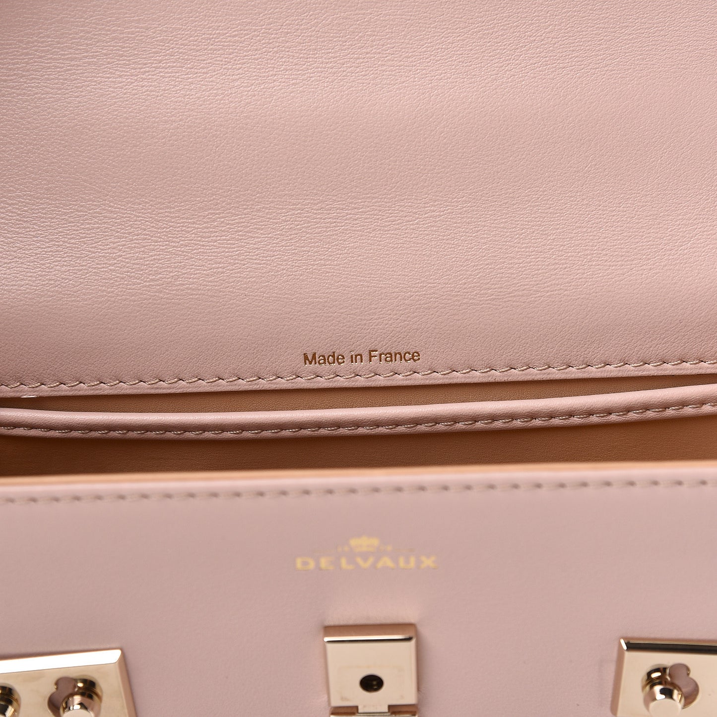 Smooth Calfskin Mini Tempete Satchel Vision Pink
