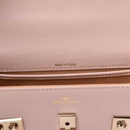 Delvaux Smooth Calfskin Mini Tempete Satchel Vision Pink 7 of 9