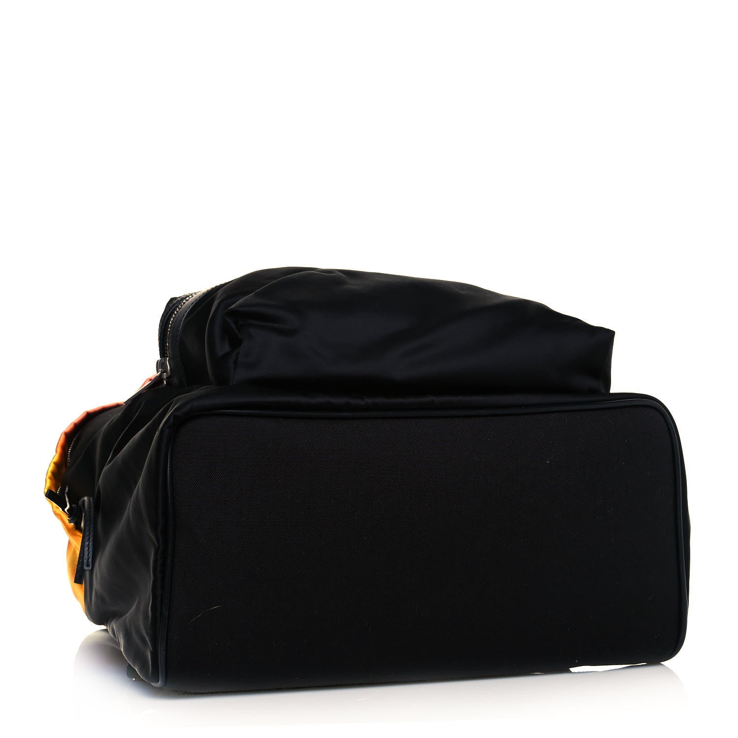 Saint Laurent Canvas Satin Degrade City Backpack Black Multicolor 3 of 9